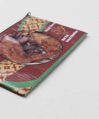 Thai Food Print Pouch by AMINA - Ametsuchi