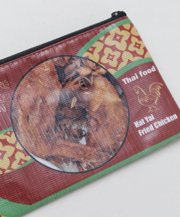 Thai Food Print Pouch by AMINA - Ametsuchi