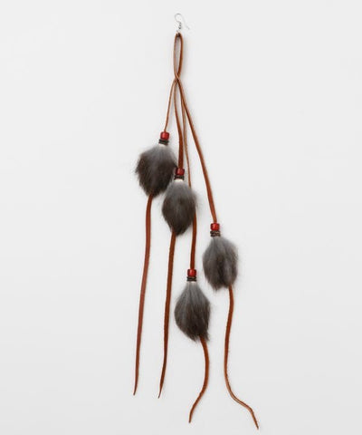 Suede Faux Fur Single Earring (1pc)
