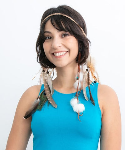 Suede Faux Fur Single Earring (1pc)