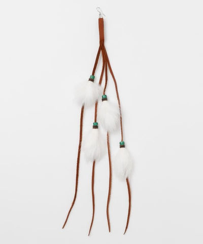 Suede Faux Fur Single Earring (1pc)