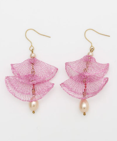 Anting Rantai Motif Payung oleh AMINA - Ametsuchi