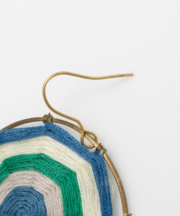Tassel Target Earrings by AMINA - Ametsuchi