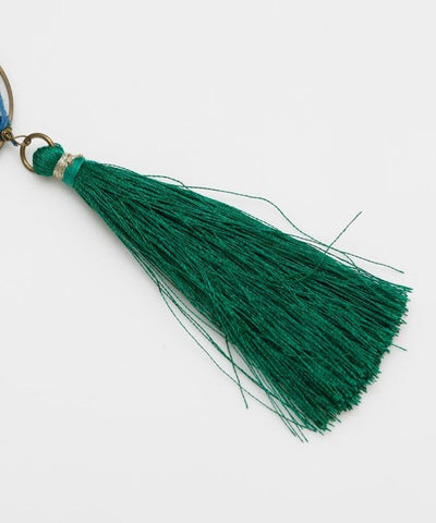 Tassel Target Earrings by AMINA - Ametsuchi