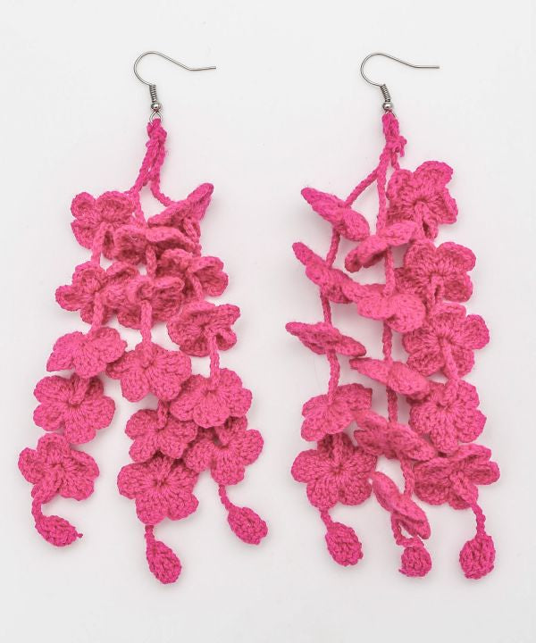 Dok Khun Flower Earrings by AMINA - Ametsuchi