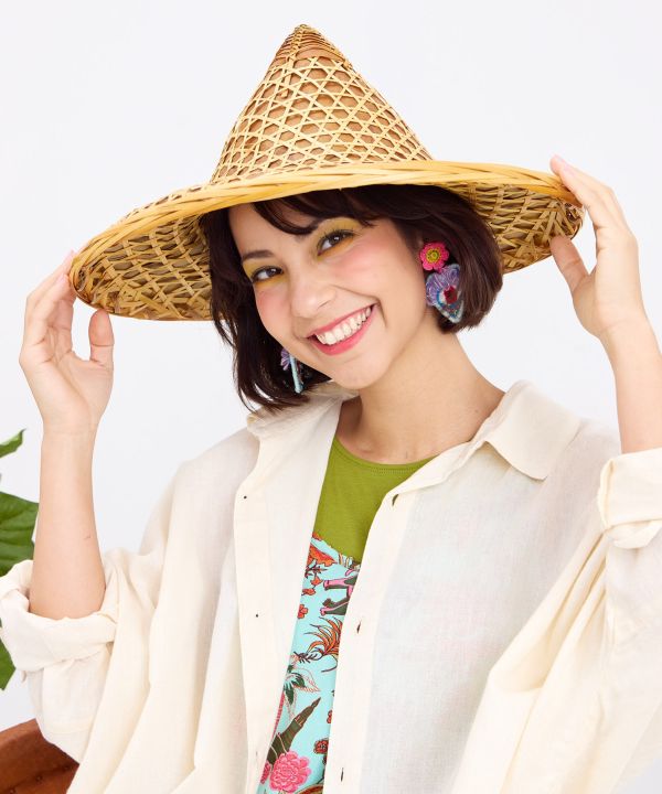 Anting Motif Bunga Hati oleh AMINA - Ametsuchi