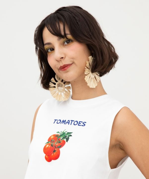Boucles d'oreilles rondes en rotin Sun par AMINA - Ametsuchi