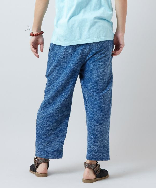 Denim Texture Cotton Pants by AMINA - Ametsuchi