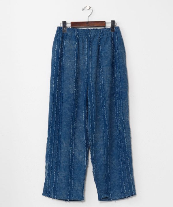 Denim Texture Cotton Pants