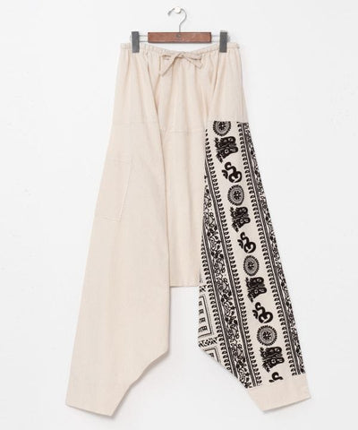 OM Motif Harem Pants by AMINA - Ametsuchi