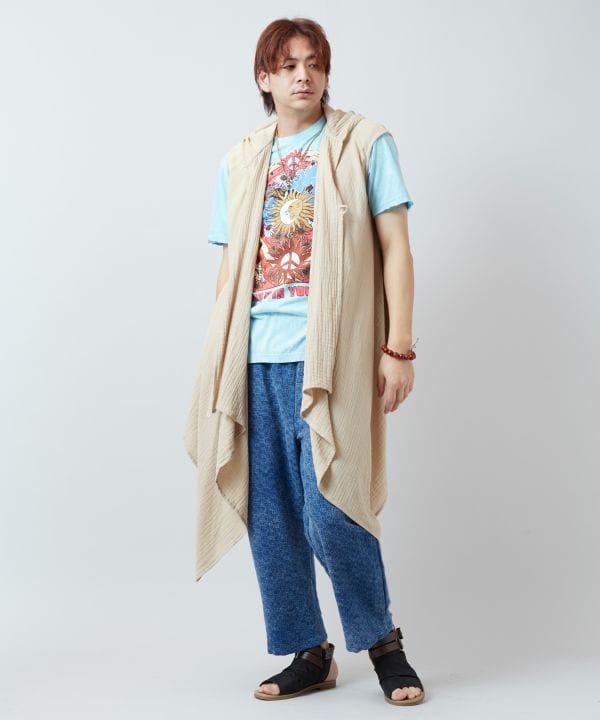 Psychedelic Print T-Shirt by AMINA - Ametsuchi