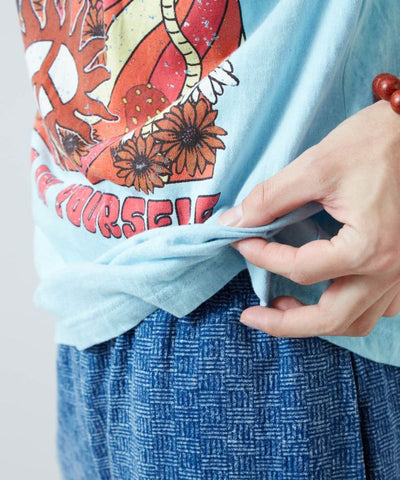 Psychedelic Print T-Shirt by AMINA - Ametsuchi