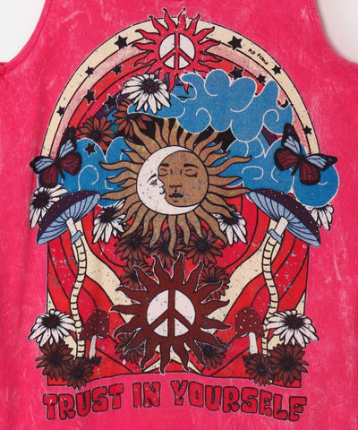 Sun Moon Tank Top by AMINA - Ametsuchi