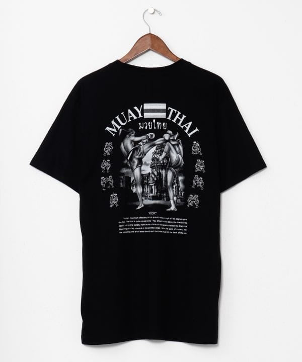 Muay Thai Print T-Shirt by AMINA - Ametsuchi