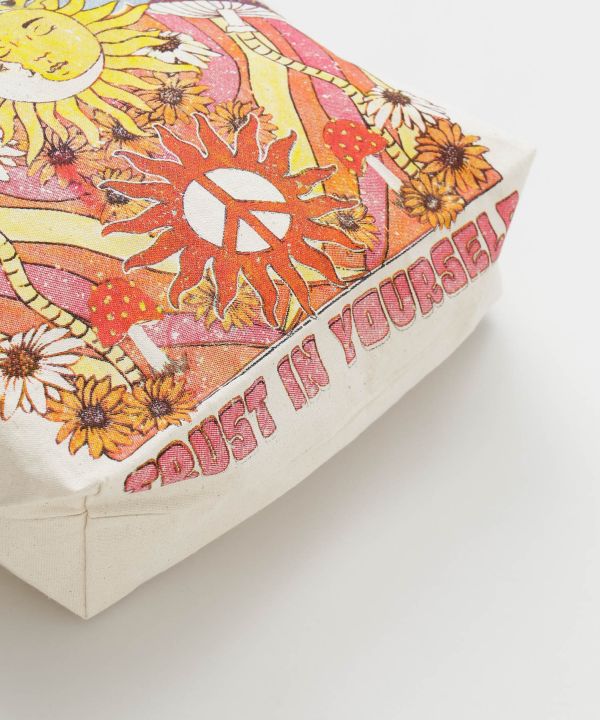 Tas Tote Hippie Vintage oleh AMINA - Ametsuchi
