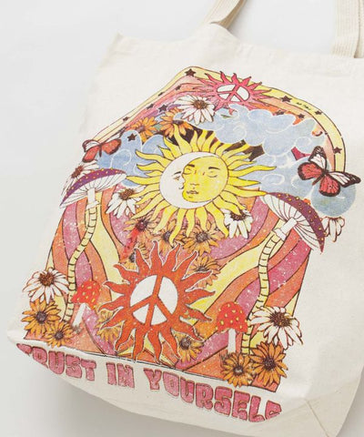 Tas Tote Hippie Vintage oleh AMINA - Ametsuchi