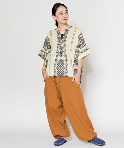 Unisex Cotton Harem Pants by AMINA - Ametsuchi