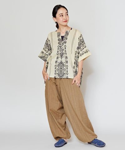 Unisex Cotton Harem Pants by AMINA - Ametsuchi