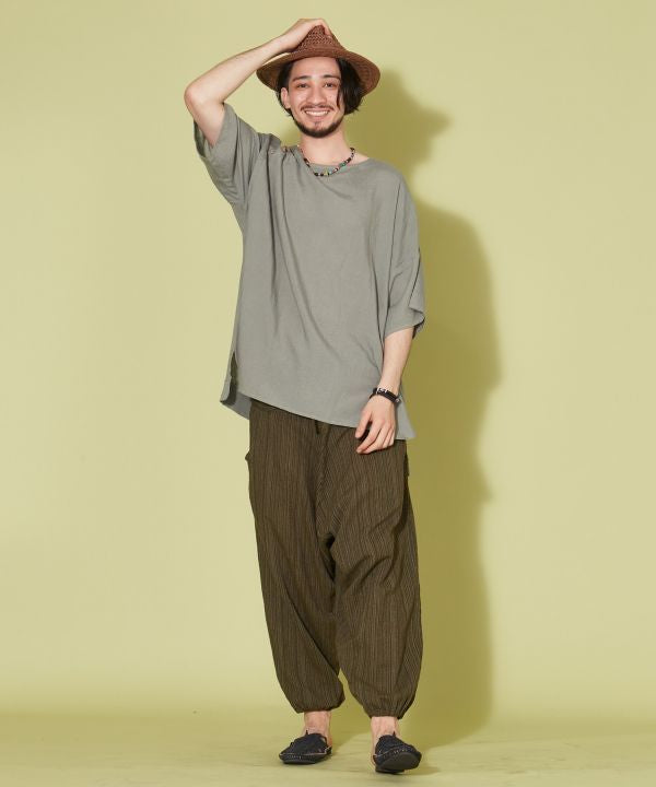 Unisex Cotton Harem Pants by AMINA - Ametsuchi