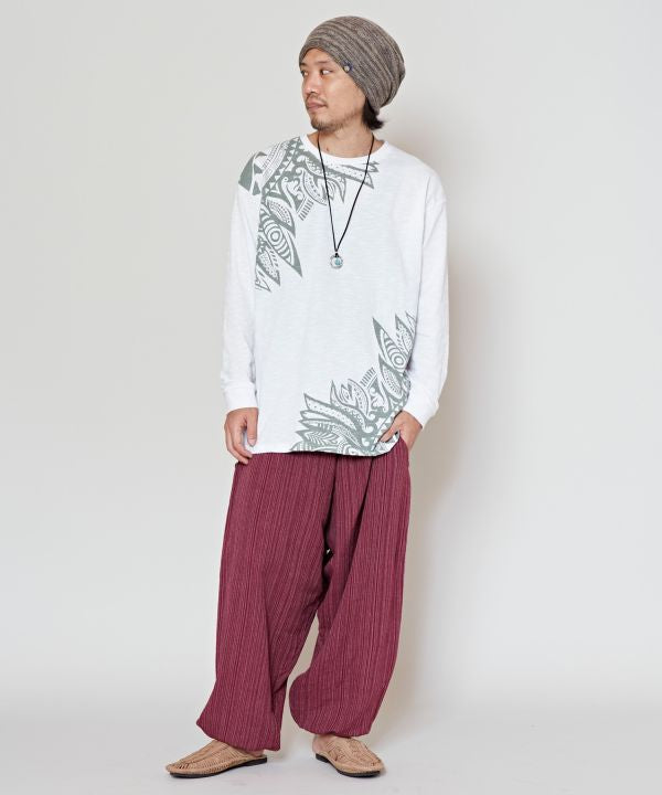 Unisex Cotton Harem Pants by AMINA - Ametsuchi