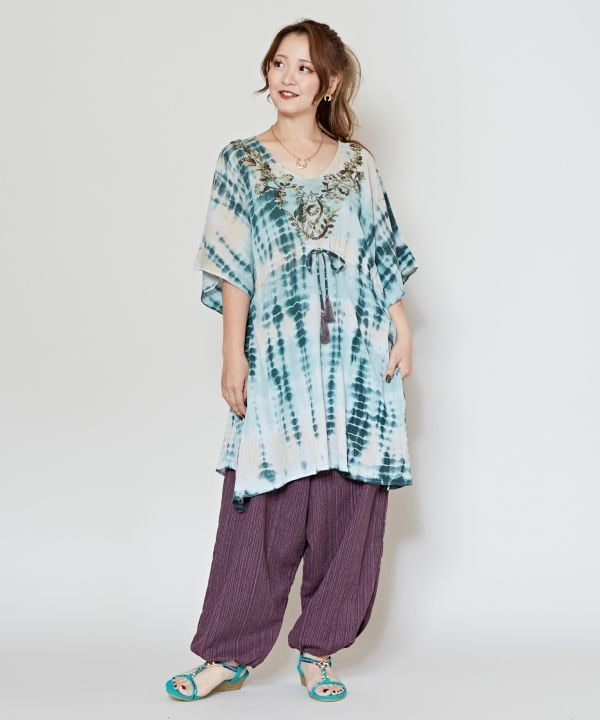 Unisex Cotton Harem Pants by AMINA - Ametsuchi