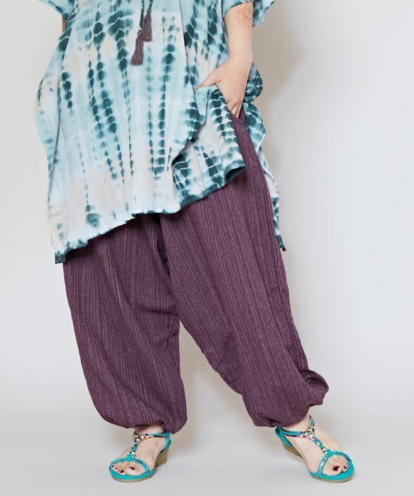 Unisex Cotton Harem Pants by AMINA - Ametsuchi