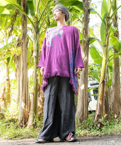 Unisex Wrap Fisherman Pants by AMINA - Ametsuchi