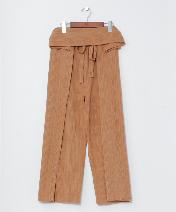 Unisex Wrap Fisherman Pants by AMINA - Ametsuchi