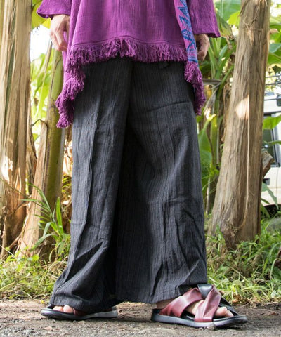 Unisex Wrap Fisherman Pants by AMINA - Ametsuchi