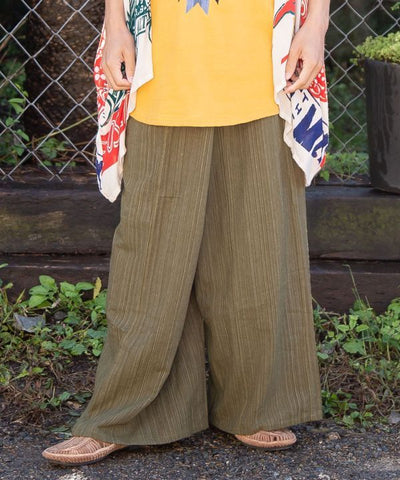 Unisex Wrap Fisherman Pants by AMINA - Ametsuchi