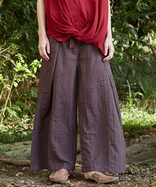 Unisex Wrap Fisherman Pants by AMINA - Ametsuchi
