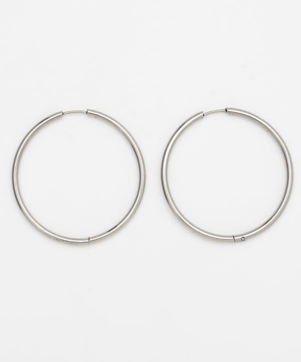 Minimalistische Edelstahl-Creolen - L