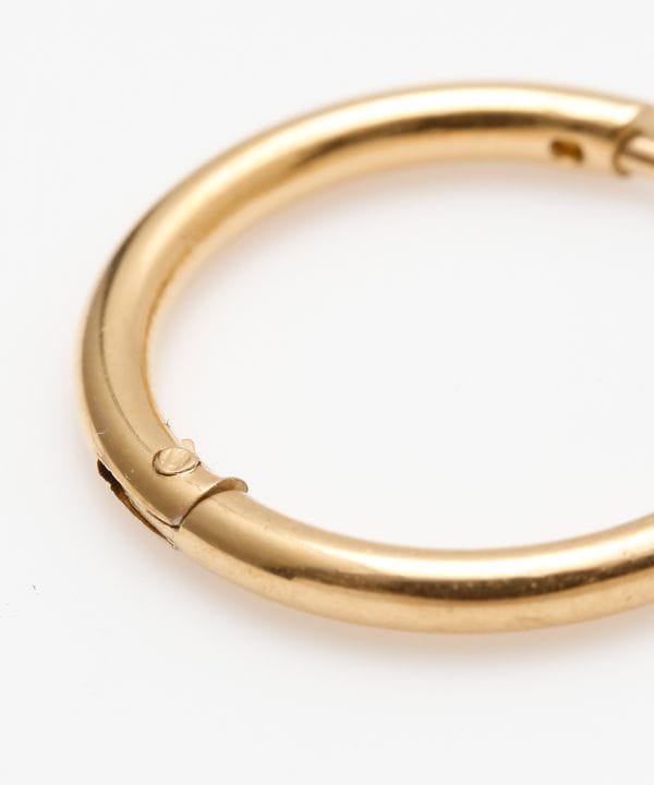 Minimal Stainless Hoop Earrings - S Earrings by AMINA - Ametsuchi