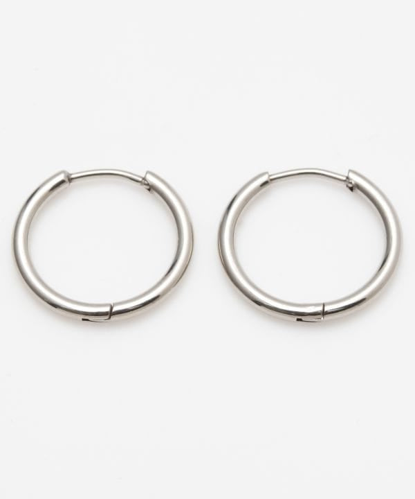 Minimalistische Edelstahl-Creolen - S