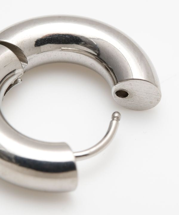 Slim Stainless Hoop Earrings Earrings by AMINA - Ametsuchi