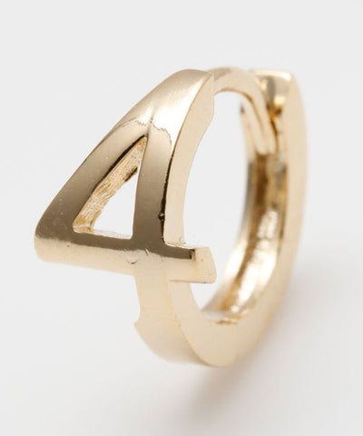Number Hoop Earring (1pc)