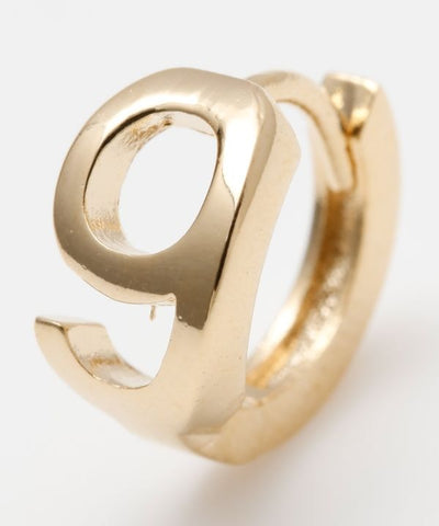 Number Hoop Earring (1pc)