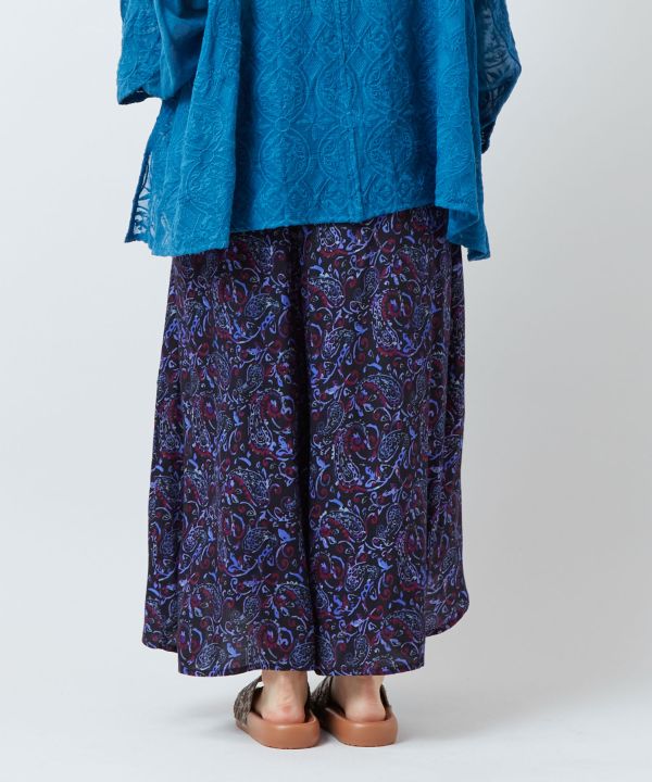 Paisley Border Pants by AMINA - Ametsuchi