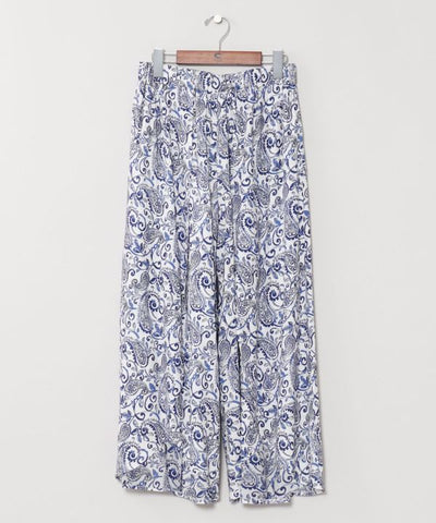 Paisley Border Pants by AMINA - Ametsuchi