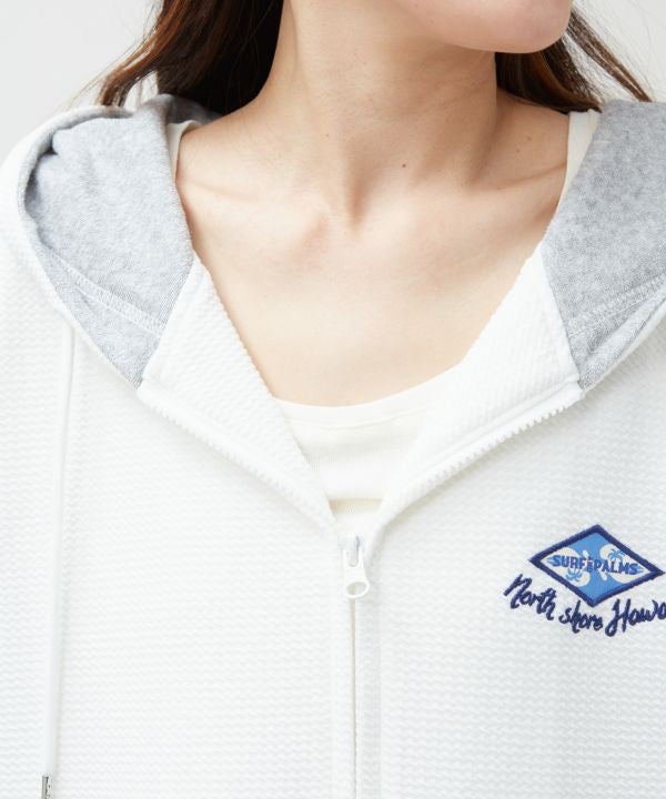 Jacquard Embroidered Hoodie by Kahiko - Ametsuchi
