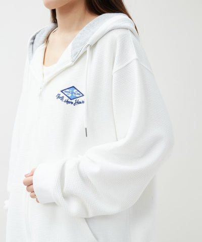 Jacquard Embroidered Hoodie by Kahiko - Ametsuchi