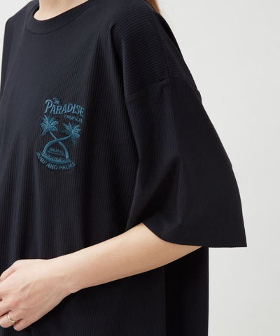 Embroidered UV Protection T-Shirt by Kahiko - Ametsuchi