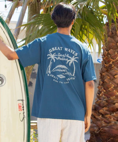 Embroidered UV Protection T-Shirt by Kahiko - Ametsuchi