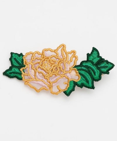Japanese Embroidered Hair Clip by Kaya - Ametsuchi