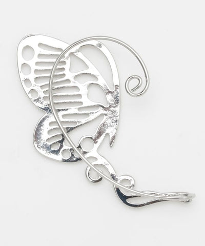 Butterfly Motif Ear Hook (1pc) by Kaya - Ametsuchi