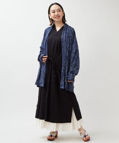 HIOOI - Floral UV Protection Haori by Kaya - Ametsuchi