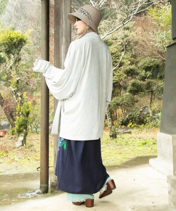 HIOOI - Floral UV Protection Haori by Kaya - Ametsuchi