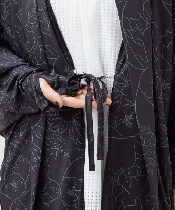 HIOOI - Floral UV Protection Haori by Kaya - Ametsuchi