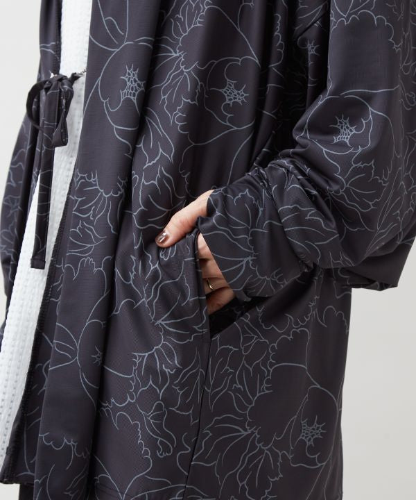 HIOOI - Floral UV Protection Haori by Kaya - Ametsuchi