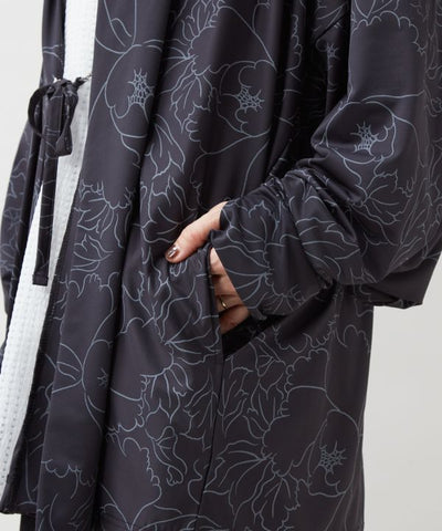 HIOOI - Floral UV Protection Haori by Kaya - Ametsuchi